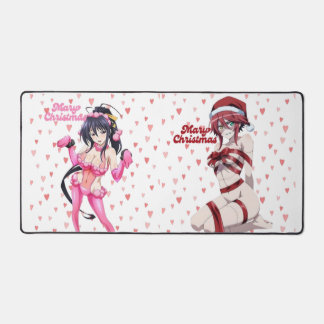 Sexy Kerstman Prettig Kerstfeest Roze Hart Anime D Bureaumat