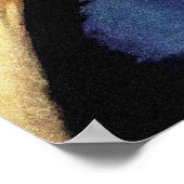 Sexy Lady Roking Cigarette  Pulp Hoesje Art Poster (Hoek)