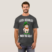 Sexy Leprechaun St Patricks Day Dirty Irish Gift T-shirt (Voorkant volledig)