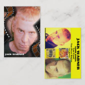 Sexy leuke entertainmentkaarten. visitekaartje (Voorkant / Achterkant)