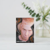 Sexy leuke entertainmentkaarten. visitekaartje (Staand voorkant)