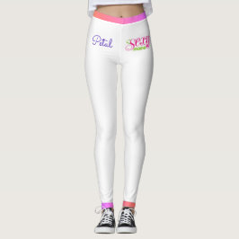 Sexy mama met Jouw naam op wit Leggings