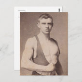 Sexy  mannengewicht briefkaart (Voorkant / Achterkant)