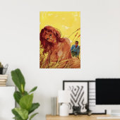 Sexy meisje in het veld - pulp Hoesje Print (Thuiskantoor)