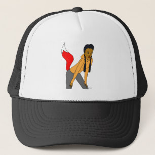 sexy meisje  trucker pet
