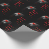 Sexy Mrs Santa Pinup kerstcadeautje Cadeaupapier (Hoek)