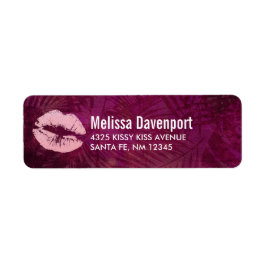 Sexy Pink Glitter Lips Glamoureus Etiket