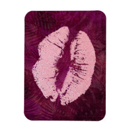 Sexy Pink Glitter Lips Glamoureus Magneet