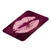 Sexy Pink Glitter Lips Glamoureus Magneet (Linkerzijde)