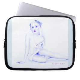 Sexy  Pinup Girl Model Babe Laptop Mouw Laptop Sleeve