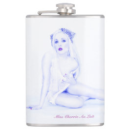 Sexy Pinup Glamour Meisje Hip Flask Drink Heupfles