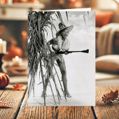 Sexy Pinup met Thanksgiving van musket Feestdagen Kaart