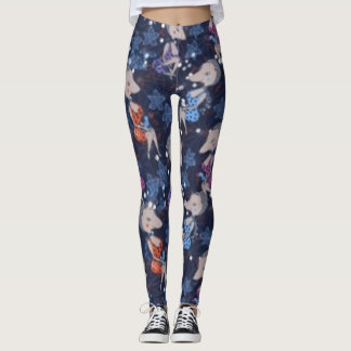 sexy ratten blauwe leggings