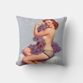Sexy redhair pinup kussen