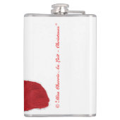 Sexy Retro  Pinup Girl Art Hip Flask Xmas Heupfles (Achterkant)