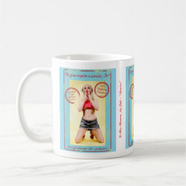 Sexy Retro Pinup Girl Garage Man Cave Coffee Mok