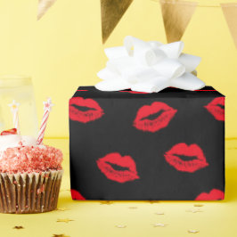 Sexy rode lippen Schattige Cadeaupapier