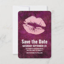 Sexy Roze Glitter Lippen Glamoureuze Bachelorette