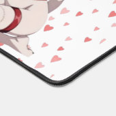 Sexy Santa Marry Cristmas Pink Heart Anime Diva Bureaumat (Hoek)