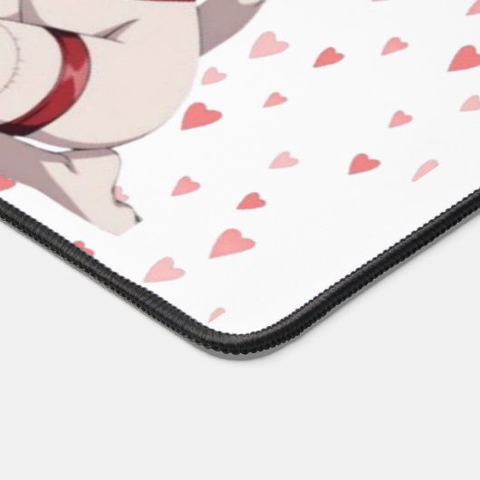 Sexy Santa Marry Cristmas Pink Heart Anime Diva Bureaumat (Hoek)