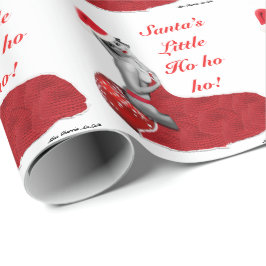 Sexy Santa Pinup Girl kerstcadeautje Cadeaupapier