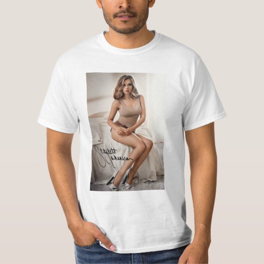 Sexy Scarlett Johansson T-shirt (Voorkant)