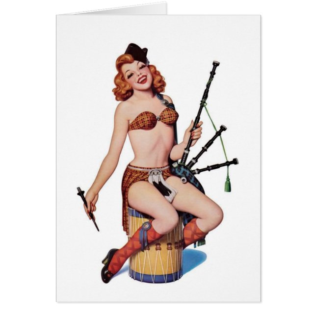  Sexy Scottish Greet Card (Voorkant)