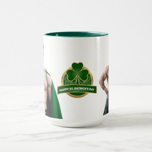 Sexy St. Patrick's Day Ierse Stud Koffie Mok (Midden)