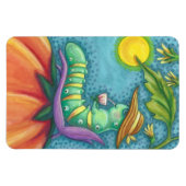 SEXY TOMATO WORM, CATERPILLAR MAGNET Rectangle Lge Magneet (Horizontaal)