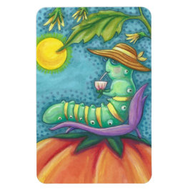 SEXY TOMATO WORM, CATERPILLAR MAGNET Rectangle Lge Magneet