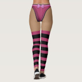 Sexy Underwear leggings with pull up candy socks (Achterkant)