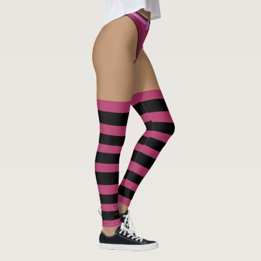 Sexy Underwear leggings with pull up candy socks (Rechts)