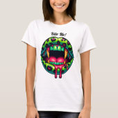 Sexy Vampire Mond Terug Vleugels T-shirt (Voorkant)