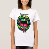 Sexy Vampire Mond Terug Vleugels T-shirt (Voorkant)