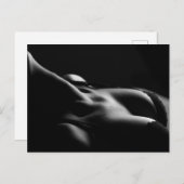 Sexy vrouw Briefkaart in zwart-wit (Voorkant / Achterkant)