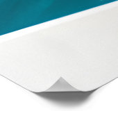 Sexy Vrouwen Blauw Bikini Kunstwerk AI Gegenereerd Poster (Hoek)