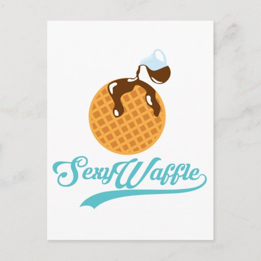 Sexy Waffle Poster Briefkaart (Voorkant)