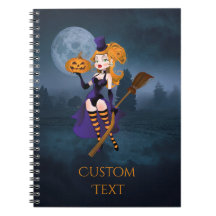 Sexy Witch in het maanlicht