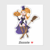 Sexy Witch Sticker (Vel)