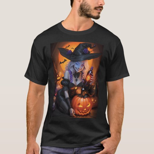 Sexy Witch T-shirt (Voorkant)