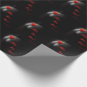 Sexy Woman kerstfeestmaal cadeaupapier (Hoek)