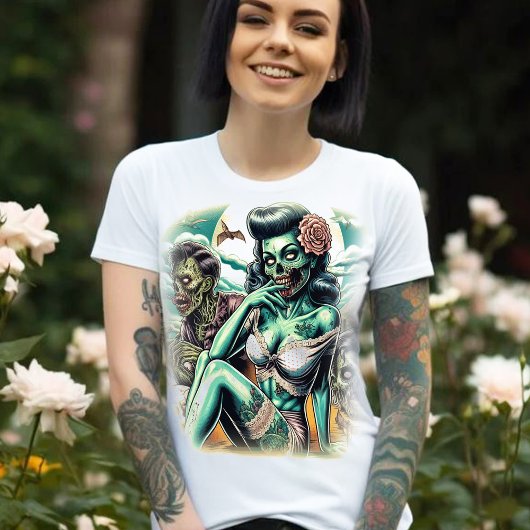 Sexy Zombie Girl T-shirt
