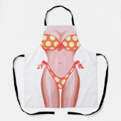 Sexy-zwempak grappig schort (Voorkant)