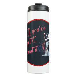 Sexy zwoele vampier Als je het hebt, achtervolg he Thermosbeker
