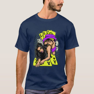 Sey Girl spelkaart grappige familie T-shirt