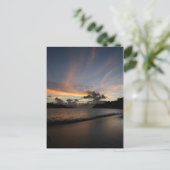Seychelle Island - zonsondergang Briefkaart (Staand voorkant)