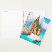 Seychellen Beach Art Ocean Lover Planner (Display)