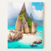 Seychellen Beach Art Ocean Lover Planner (Achterkant)