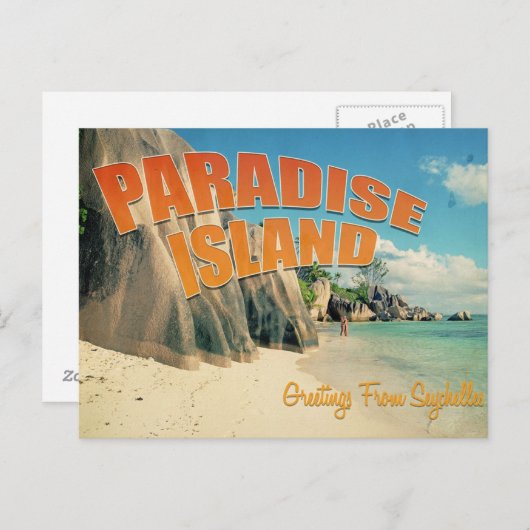 Seychellen Briefkaart (Voorkant / Achterkant)