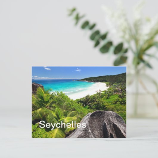 Seychellen Briefkaart (Staand voorkant)
